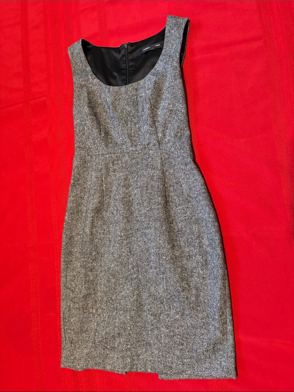 Express Gray Tweed Sheath Dress